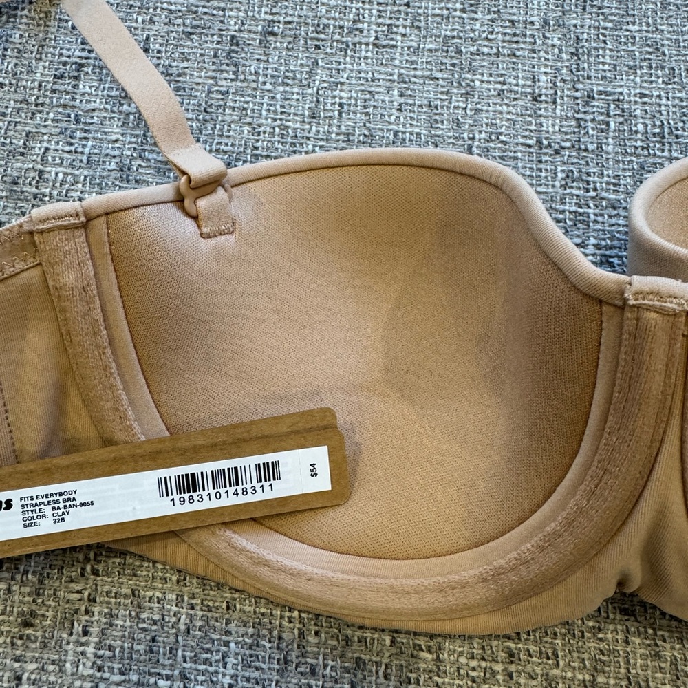 Skims Fits Everybody Strapless Bra Clay Size 32B - Picture 5 of 11